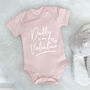 Daddy Is My Valentine Babygrow, thumbnail 1 of 10
