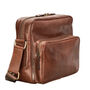 Men's Italian Leather Shoulder Bag 'Santino Medium', thumbnail 7 of 12