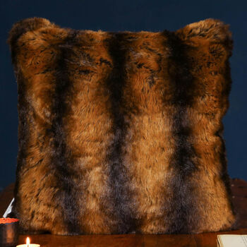 Extra Soft Luxury Faux Fur Cushion, 2 of 6