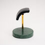 Verde Guatemala Marble Watch Stand Gold, thumbnail 6 of 8