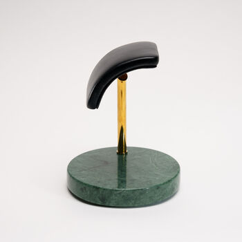 Verde Guatemala Marble Watch Stand Gold, 6 of 8