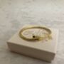 Gold Nail Bangle/Bracelet, thumbnail 2 of 6