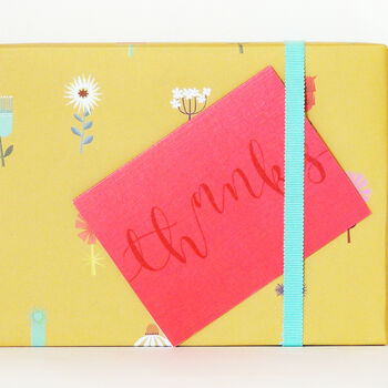 Mini Thanks Greetings Card, 3 of 5