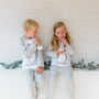 Personalised Penguin Sibling Kids Christmas Pyjamas, thumbnail 10 of 12