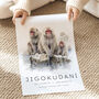 Japan Snow Monkey Travel Wall Print, thumbnail 2 of 7