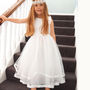 Rose Flower Girl Dress ~ Lilly + Bo Collection, thumbnail 3 of 4