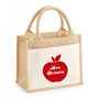 Personalised Red Apple Teacher Bag, thumbnail 3 of 3