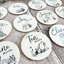 Pooh Bear Wooden Baby Milestone Discs Set Baby Gift, thumbnail 8 of 9