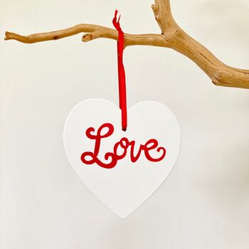 Ceramic Hanging Love Sign, 3 of 3