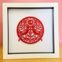 Personalised 40th Anniversary Paper Cut Art, thumbnail 7 of 10