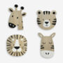 Children's Wooden Animal Face Hanging Plaques, thumbnail 9 of 9