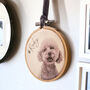 Personalised Pet Portrait Hanging Decoration, thumbnail 1 of 4