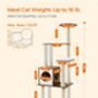Cat Tree 165 Cm Modern Cat Tower Washable Cat Furniture, thumbnail 12 of 12