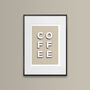 Coffee, Retro, Poster Print, thumbnail 5 of 7