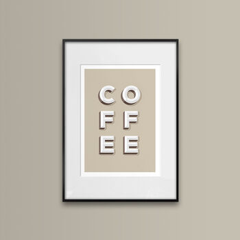 Coffee, Retro, Poster Print, 5 of 7