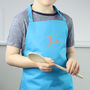 Personalised Name Apron For Kids, thumbnail 6 of 8
