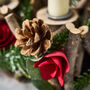 Country Christmas Candle Holder Centrepiece, thumbnail 6 of 6