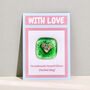 Handmade Glass Letterbox Keepsake Greeting Card Gift Pocket Token, thumbnail 4 of 10