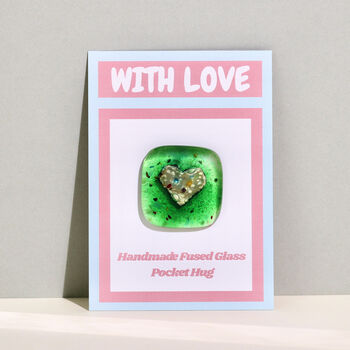 Handmade Glass Letterbox Keepsake Greeting Card Gift Pocket Token, 4 of 10