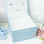 Personalised Baby Keepsake And Photo Box In Blue, thumbnail 4 of 11