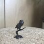 Miniature Bronze Tawny Owl Sculpture, 8th Anniversary, thumbnail 3 of 8