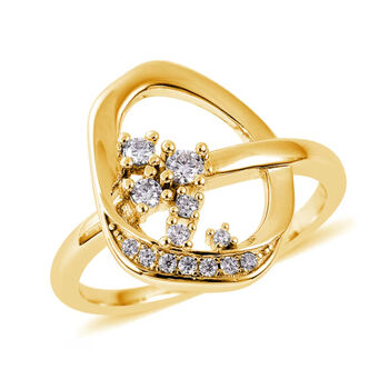 Volcan Ring In 18ct Gold Vermeil, 2 of 5
