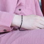 Black Beads Evil Eye Indian Nazaria Bracelet, thumbnail 2 of 9