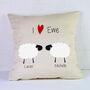 Personalised Valentines Cushion / Sheep, thumbnail 1 of 3