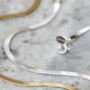 Snake Chain Bracelet In 18ct Gold Plated Vermeil, thumbnail 2 of 4