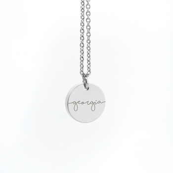 Personalised Disc Necklace, 8 of 8