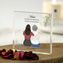 Personalised Mother And Daughter Acrylic Block, thumbnail 1 of 5