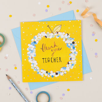 'Thank You Teacher' Greeting Card, 2 of 2