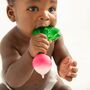 100 % Natural Rubber Fruit And Vegetable Teether, thumbnail 3 of 10
