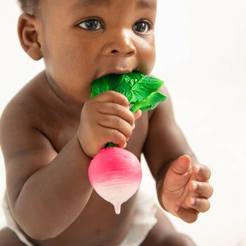 100 % Natural Rubber Fruit And Vegetable Teether, 3 of 10