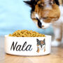 Cute Cat Personalised Pet Bowl, thumbnail 5 of 6