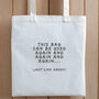 Just Like Daddy Organic Cotton Tote Bag, thumbnail 1 of 2