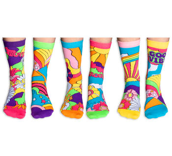 United Oddsocks Hippy Go Lucky Ladies Gift Box Set, 2 of 3