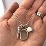 Sterling Silver Beach Finds Necklace, thumbnail 2 of 6