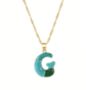 Bubble Alphabet Enamel Necklace, thumbnail 4 of 10