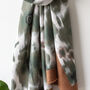 Personalised Wood Anemone Flowers Mix Blend Scarf, thumbnail 8 of 12