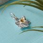 Daffodil Solid Silver And Gold Charm, thumbnail 4 of 11