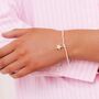 Just To Say Bracelet Gift, Just To Say Happy Birthday Gold Star Charm Bracelet Gift, thumbnail 2 of 3