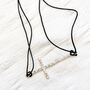 Celeste Large Cross Friendship Necklace, thumbnail 1 of 2