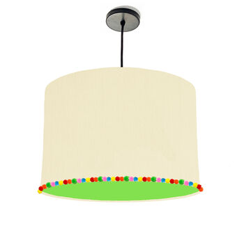 Lampshade With Pom Pom Finish, 11 of 12