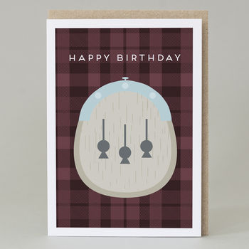 'Happy Birthday' Kilt Card, 2 of 4
