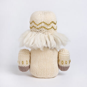 Clarence Nutcracker Christmas Easy Knitting Kit, 3 of 10