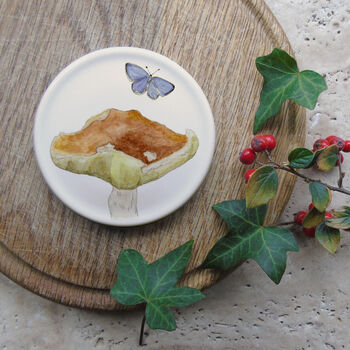 Mushroom Bone China Coasters, 5 of 7