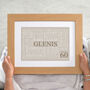 Personalised 60th Birthday Word Art Print, thumbnail 9 of 12