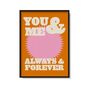 You And Me Music Gift Print, thumbnail 2 of 4