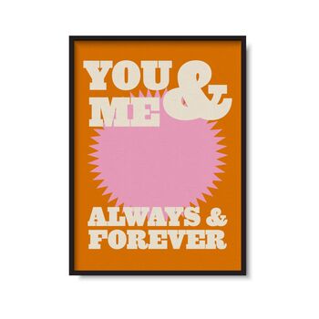 You And Me Music Gift Print, 2 of 4